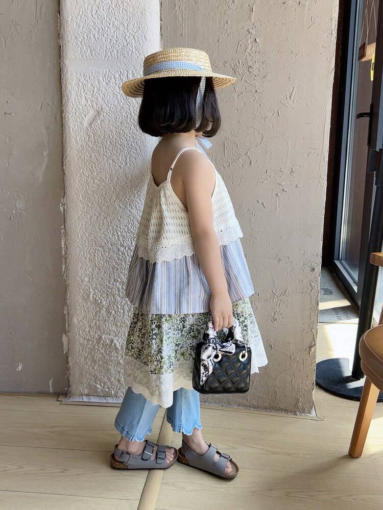 Women's Embroidered Mini Handbag Fashionable Square Crossbody Bag With Silk Scarf Detail New Casual Shoulder Tote For Daily Use Or Travel